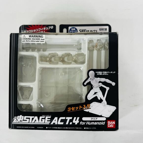 Bandai Tamashii Nations S.H. Figuarts Stage Act. 4 for Humanoid Clear Stand - Picture 1 of 5